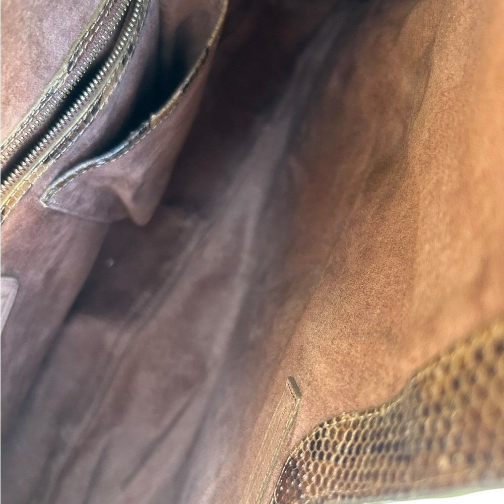 NANCY GONZALEZ PYTHON SHOULDER STRAP HOBO HANDBAG - image 8